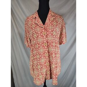 Liz Claiborne Womens Summer Festive Blouse Size 6
